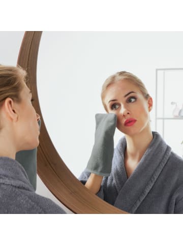 Erwin Müller Frottier Abschminkhandschuh 12er-Pack in grau