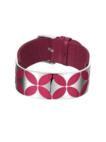 ESPRIT Esprit Damenarmband in Pink/Silber aus Edelstahl