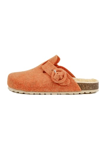 babunkers Pantoletten HOME FANTASY in orange