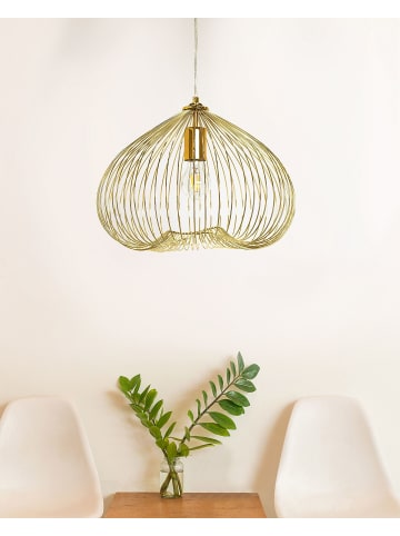 Beliani Pendelleuchten TORDINO in Gold - (W) 38 x (H) 115 x (L) 38 cm