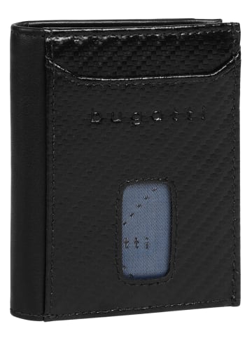 Bugatti Geldbörse SECURE SLIM echt Leder in schwarz