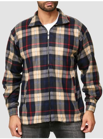 Arizona-Shopping Fleece Hemd Holzfäller Jacke Karierte Arbeitsjacke in Braun