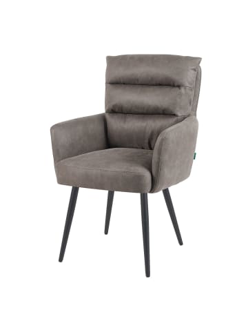 DUBI Möbel 2er-Set: Esszimmerstuhl Mika-Yann in Taupe - (B)59 x (H)94 x  (T)66 cm