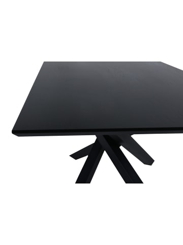 ebuy24 Esstisch Piazza Schwarz 90 x 180 cm