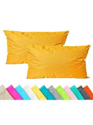 JACK 2er Set Outdoor Kissenhülle 30x50cm in Gold