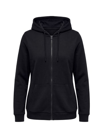 Ulla Popken Sweatjacke in schwarz