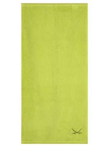 Sansibar 2er Duschtuch-Set „Frottier-Kollektion Classic“, 70x140 cm in Grün