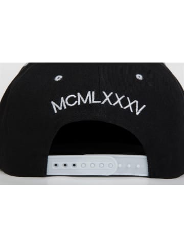 styleBREAKER Snapback Cap in Schwarz-Dunkelbraun