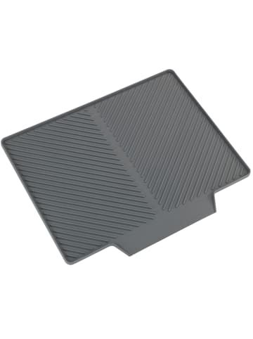 Wenko Geschirr-Abtropfmatte NELI MAXI in Grau, (B) 34 x (H) 3 x (L) 40 cm