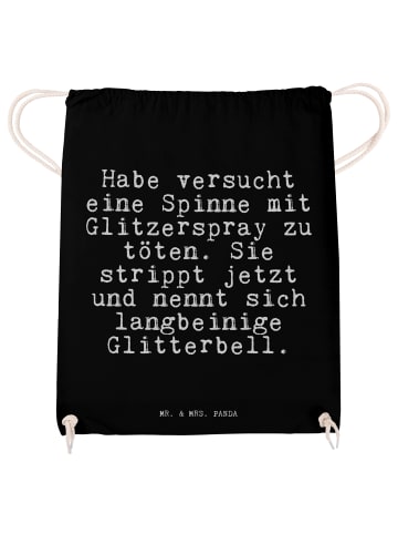 Mr. & Mrs. Panda gymnastiktasche Habe versucht eine Spinne... mi... in Schwarz