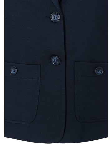 More & More kurzer, kastiger Jerseyblazer in marine