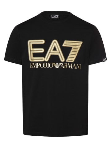 EA7 T-Shirt in schwarz