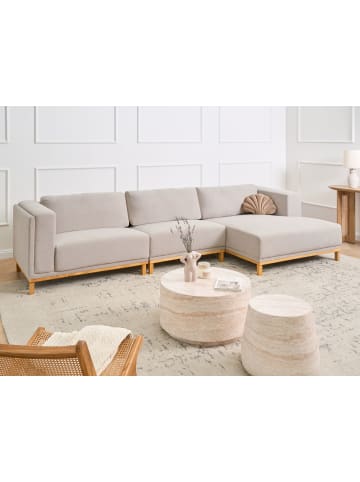 Beliani 4-Sitzer Sofa VENG in Beige - (W) 347 x (H) 84 x (L) 156 cm