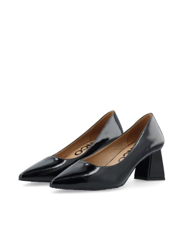Bianco Pumps in BlackPatent1