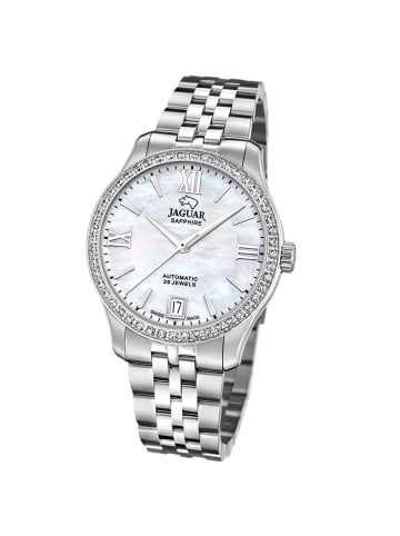 Jaguar Analog-Armbanduhr Jaguar Heritage silber mittel (ca. 34mm)