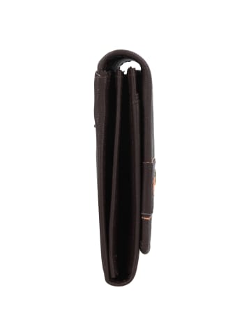 mano Don Leonardo Geldbörse RFID Leder 16 cm dunkelbraun