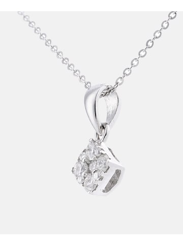 Diamant L'éternel Halskette mit Anhänger aus 375 Weißgold mit Diamant