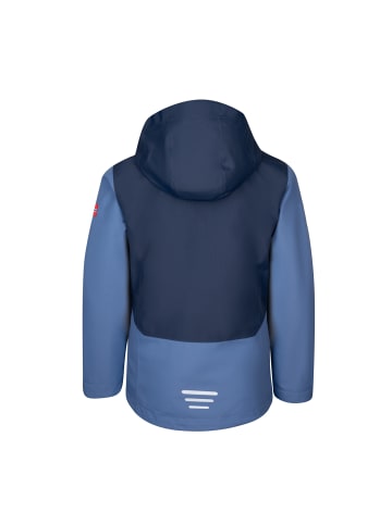 Trollkids 3 in 1 Funktionsjacke Preikestolen in navy/lotus blue