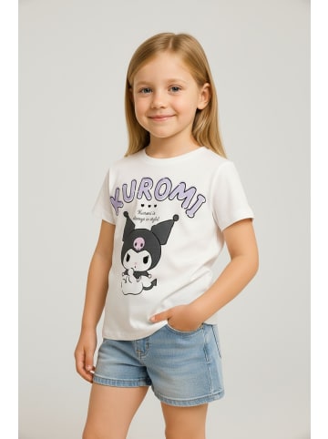 Cerda T-Shirt Kuromi - Hello Kitty  in Weiß