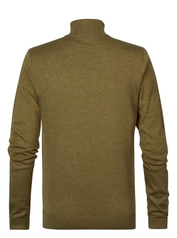 Petrol Industries Feinstrickrollkragenpullover Rhinelander in Braun