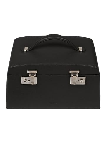 Windrose Beluga Schmuckkasten Leder 29.5 cm in schwarz