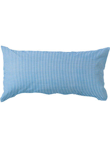 Erwin Müller Seersucker Kissenbezug in blau-weiß