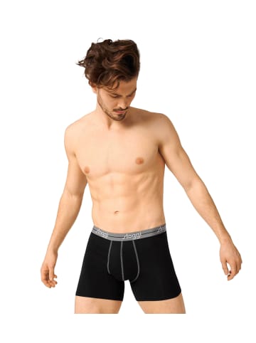 Sloggi Boxershort 2er Pack in Schwarz/Grau