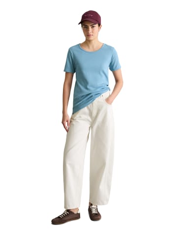 Marc O'Polo DENIM DfC T-Shirt mit Struktur relaxed in Blue Dawn