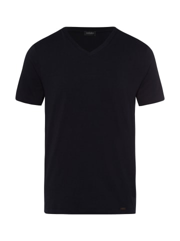 Hanro V-Shirt Living Shirts in Schwarz
