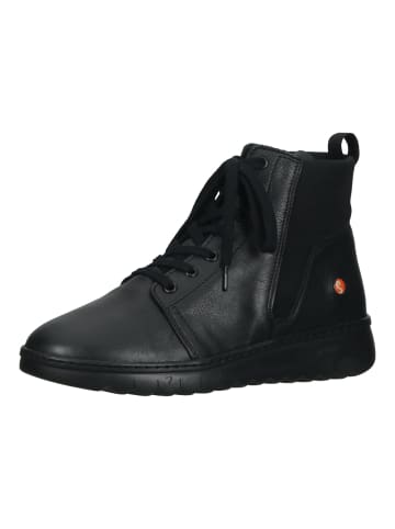 softinos Stiefelette in Schwarz/Schwarz