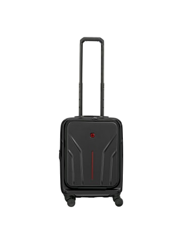 Wenger Amplix 4 Rollen Kabinentrolley 54 cm Laptopfach black