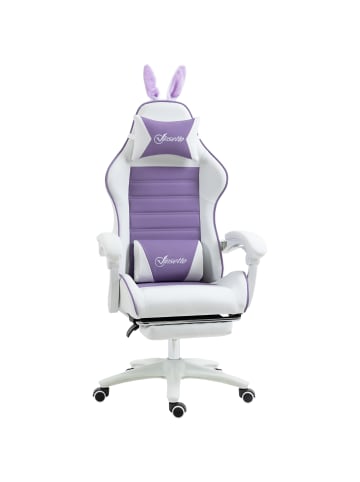 Vinsetto Gaming-Stuhl-65L x 63B x 136-142H cm-Violett