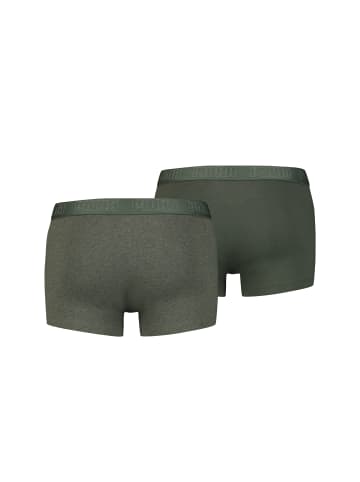 Puma Boxershorts PUMA BASIC TRUNK 2P in 009 - Green Melange