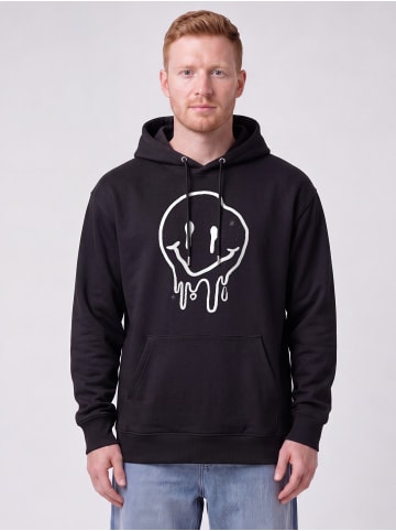 wat? Apparel Sweatshirt Smiley in Schwarz