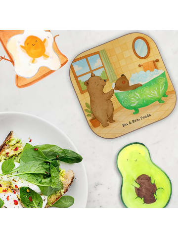 Mr. & Mrs. Panda Drink Coaster Oma Baden Design ohne Spruch in Weiß
