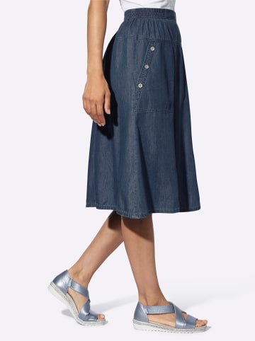 WITT WEIDEN Jeansrock in blue-stone-washed