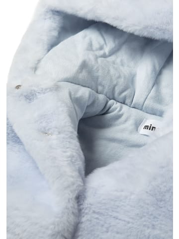 Minoti Fellimitatjacke 25BABYFUR9 in hellblau
