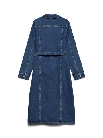 Vero Moda Jeanskleid in Dark Blue Denim