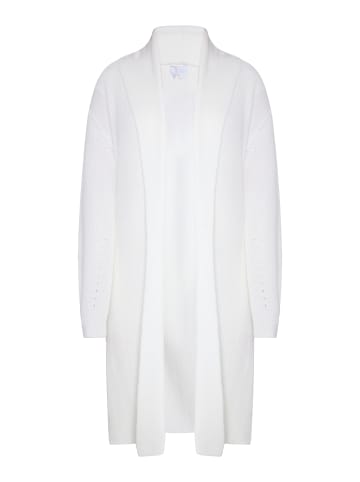 usha WHITE LABEL Damen Long Cardigan in Weiss