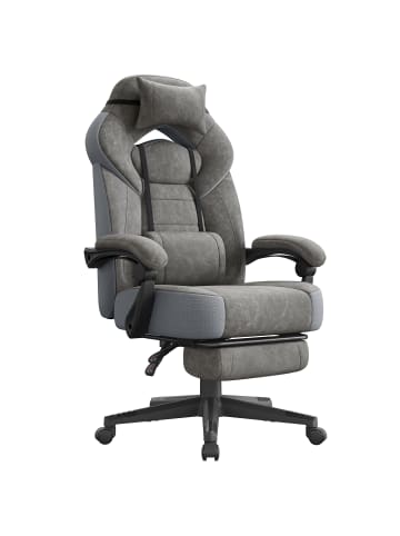 SONGMICS Bürostuhl Cathy in Grau - (B)70 x (H)134 x (T)70 cm