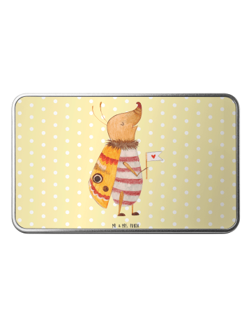 Mr. & Mrs. Panda Kaffeedose Nachtfalter Fähnchen ohne Spruch in Gelb Pastell