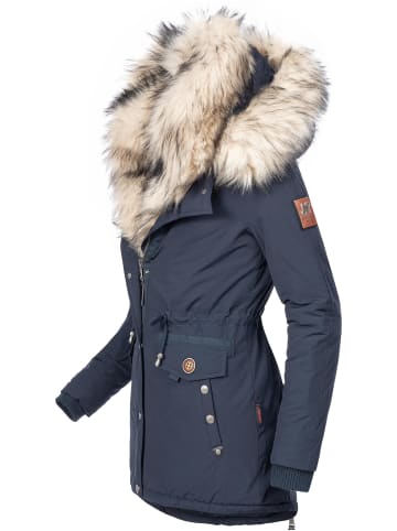 Navahoo Wintermantel Sweety in Navy