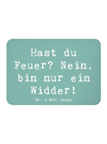 Mr. & Mrs. Panda Magnet Spruch Widder Feuer mit Spruch in Meeresbrise