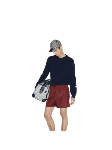 Gucci Badehose GG Logo Print Rot