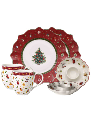 Villeroy & Boch 6er Set Frühstücks-Set Toy's Delight rot in rot