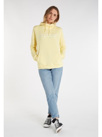 Protest " CLASSIC LOGO HOODY in Sunny Dayyellow