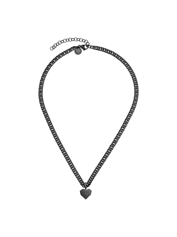 LIEBESKIND BERLIN Halskette Broken Heart Chunky in schwarz