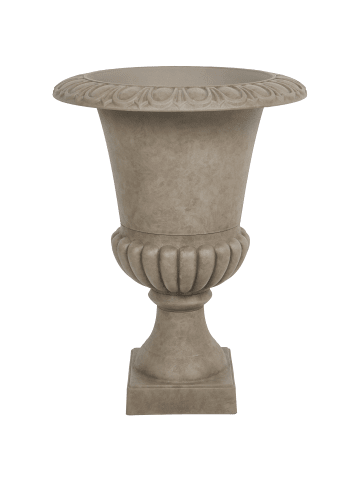 Beliani Outdoor Blumentopf MELOS in Beige - (W) 47 x (H) 60 x (L) 47 cm