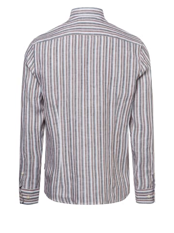 Bugatti Freizeithemd Kent in braun mehrfarbig