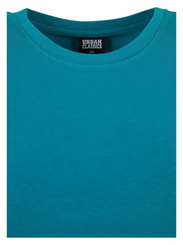 Urban Classics Cropped T-Shirts in watergreen